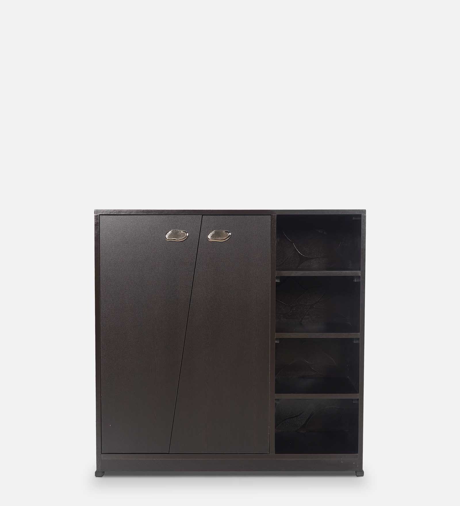 Matchbox 2 Door Shoe Cabinet in Wenge Colour