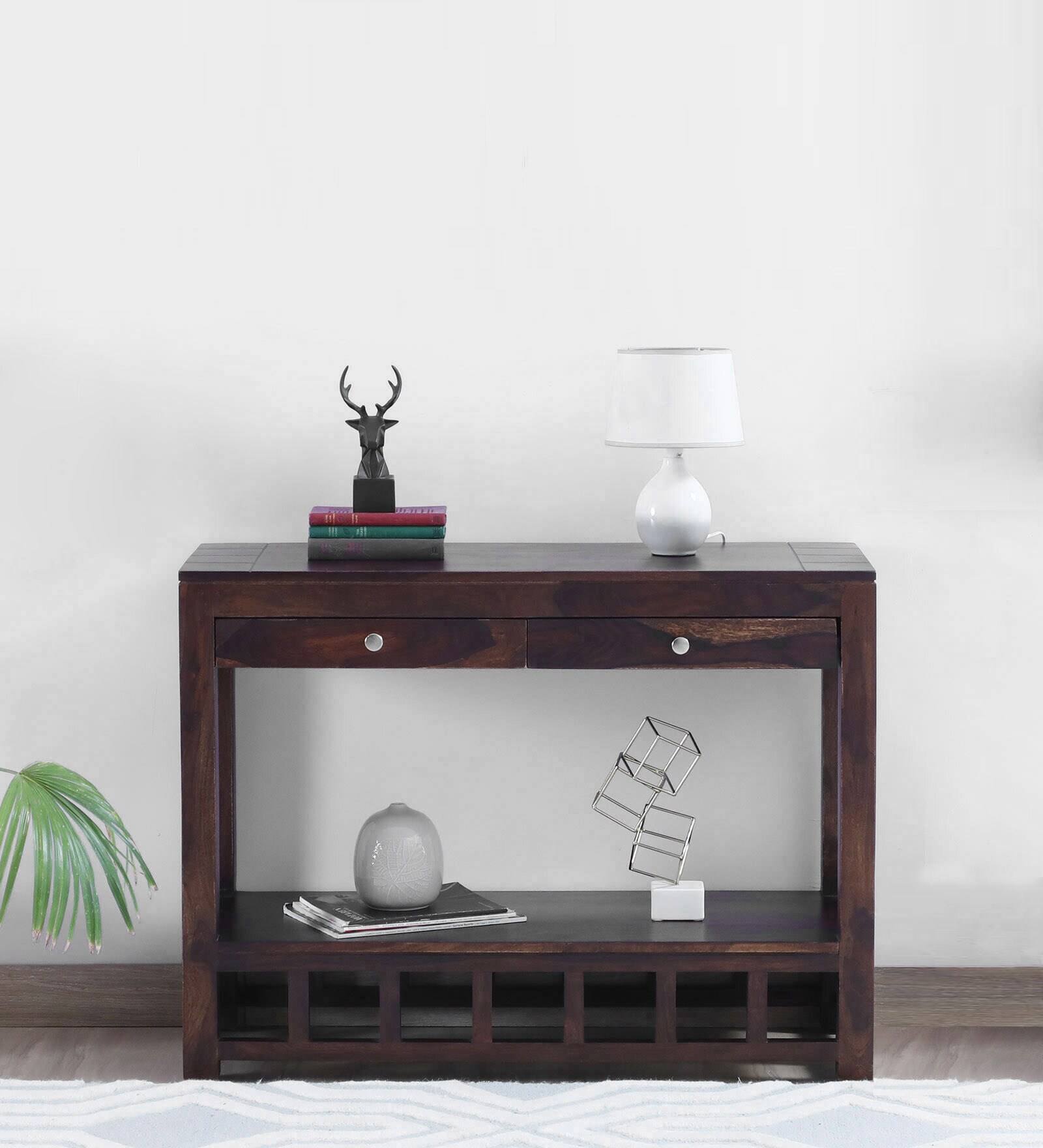 Buy Ulyano Sheesham Wood Console Table In Scratch Resistant Provincial