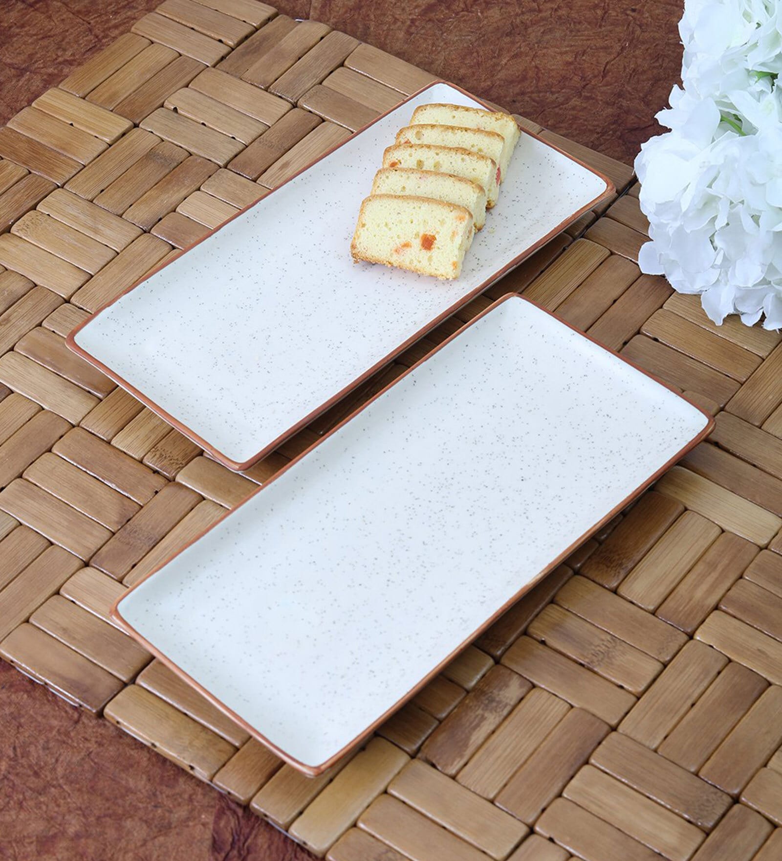 Matt (Set of 2) Ceramic Serving Platter