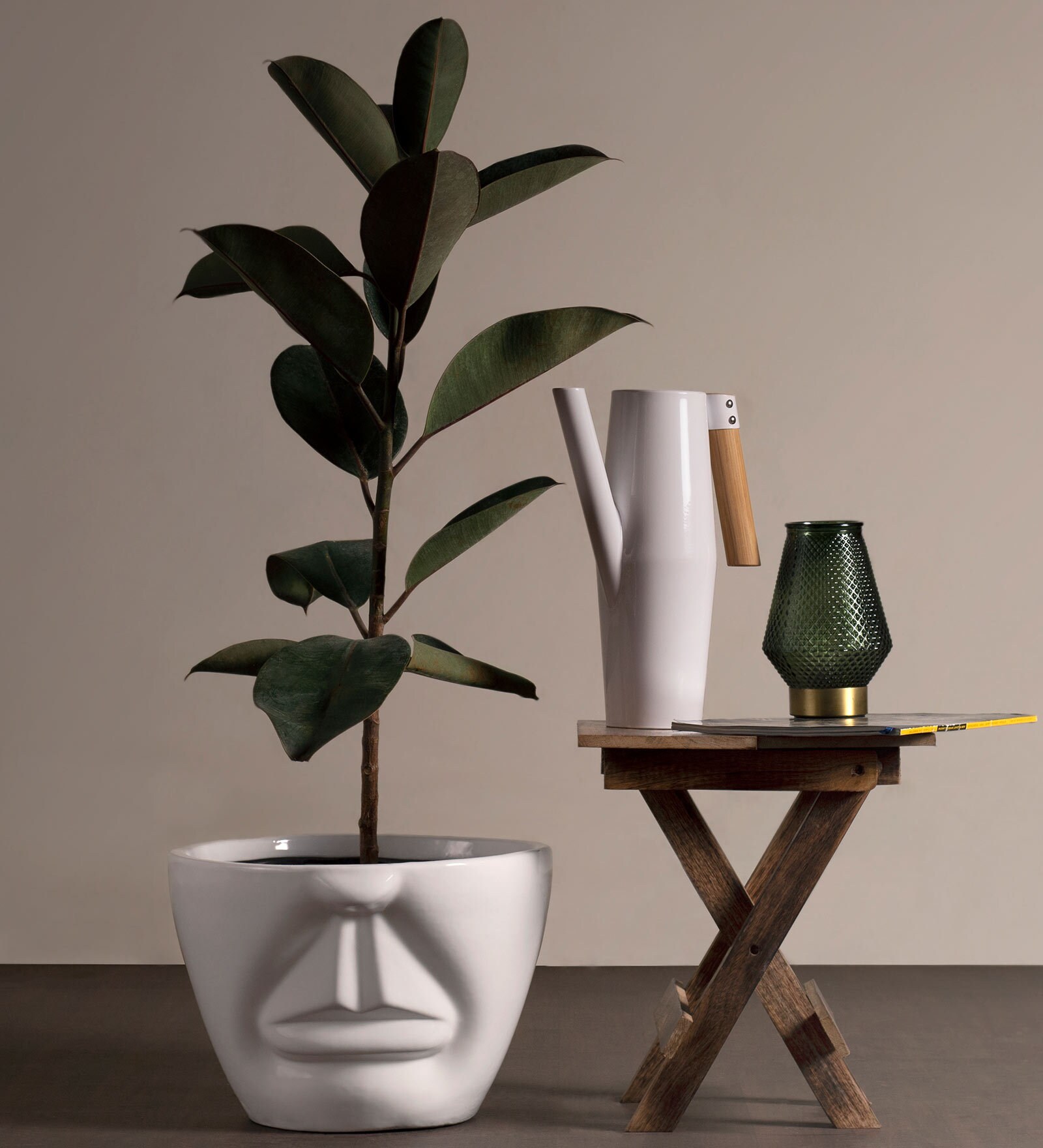 Matt White Porcelain Unwavered Love Uncle Large Planter