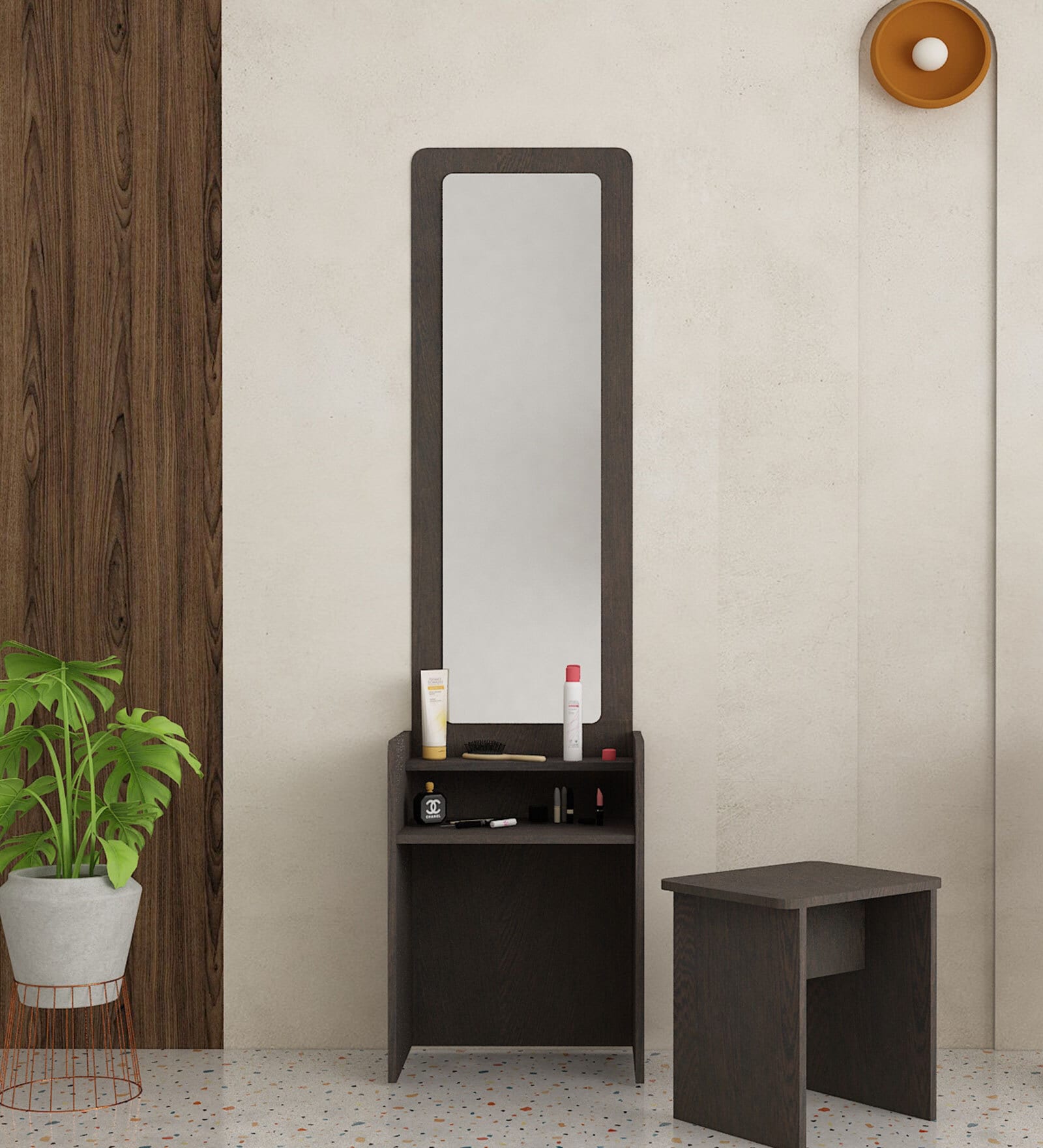 Mavrick Dressing Table in Dark Wenge Colour
