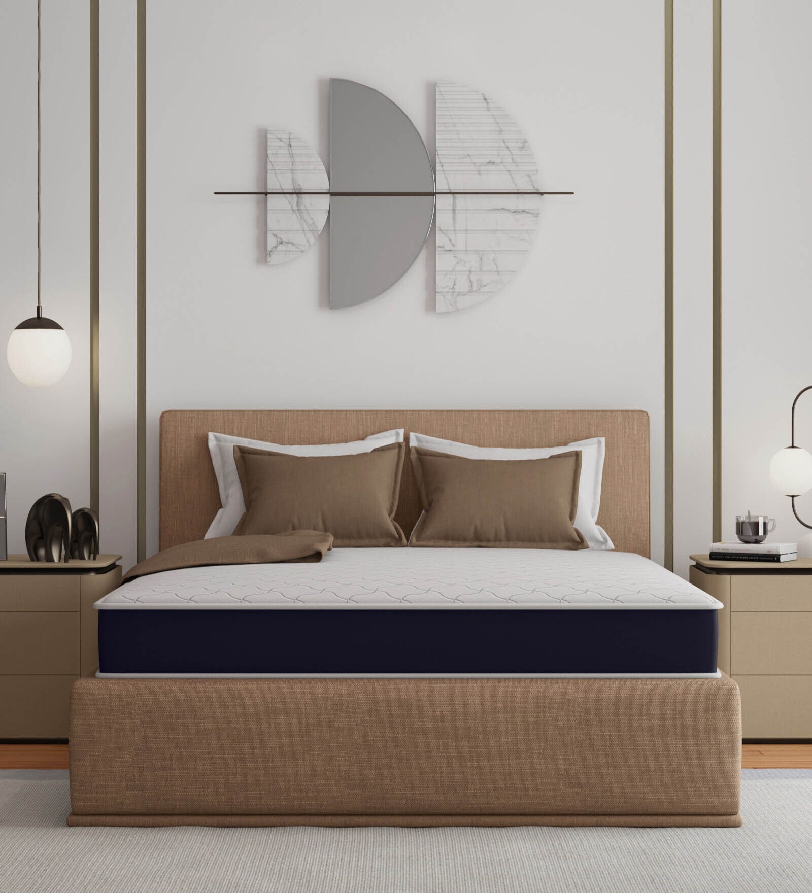 Buy May Orthopedic 6 Inch Memory & HR Foam Queen Size Mattress by