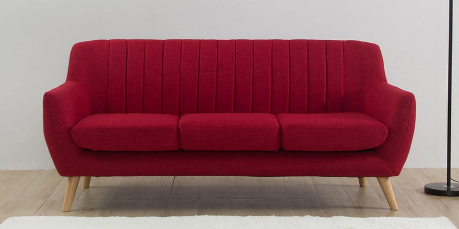 Buy Managua 3 Seater Sofa in Red Colour CasaCraft at 21 OFF by Casacraft from Pepperfry
