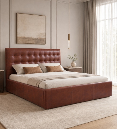 Magnolia King Size Bed in Grey Colour