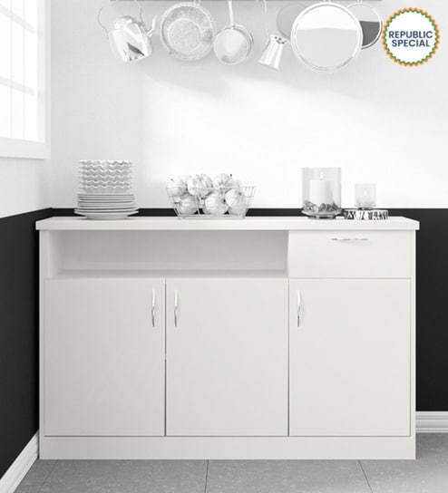 Magnus Sideboard in Frosty White Finish