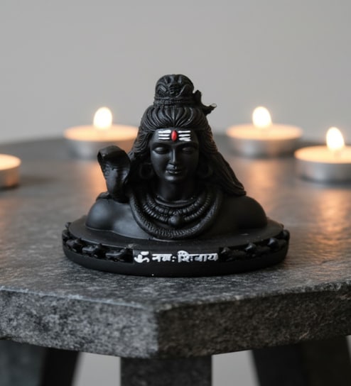 home arte Mahadev ji statue black showpiece-picture-37