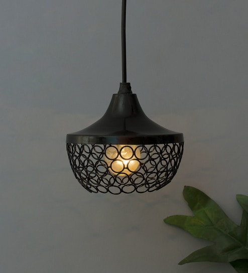 Maira Black Metal Hanging Light