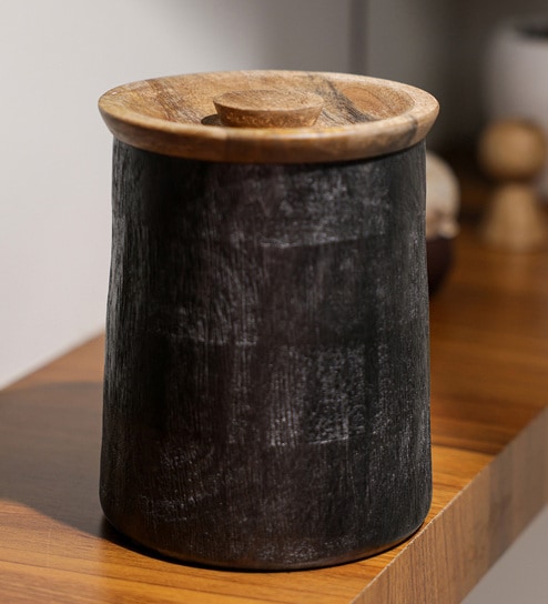 Mango Wood Cansiter