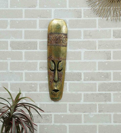 Mango Wood Wall Mask