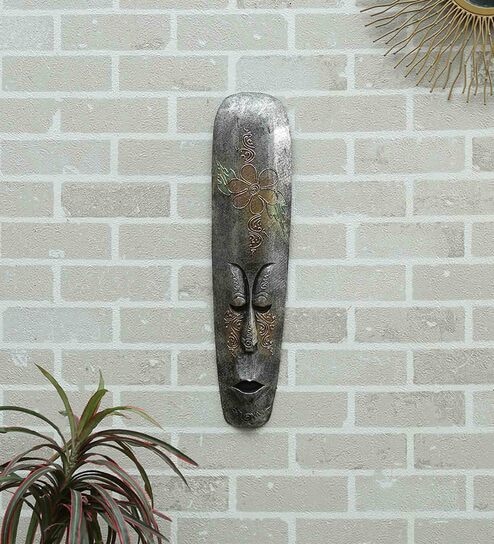 Mango Wood Wall Mask