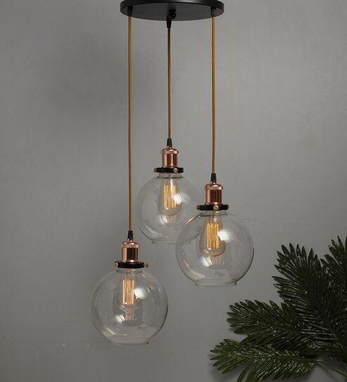 Marino Black Metal Cluster Hanging Light