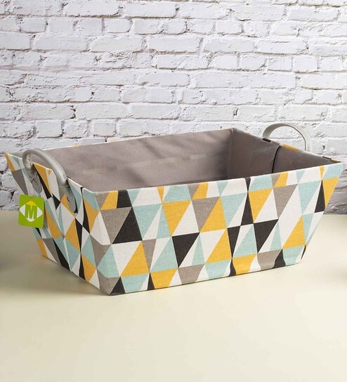 Market 99 Canvas Fabric Storage Basket-image-15