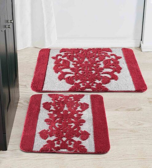 AVI LIVING Bath mats in Cotton for Bathroom Home Door Living or