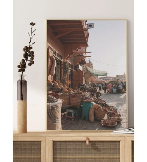Marrakech Souk, Moroccan  boho wall art