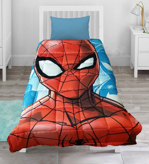 Buy Marvel Spider Man Toddler Size 100 Cotton Comforter By Cot