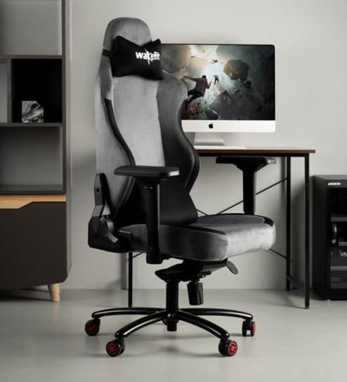 Buy Monster Pro Fabric Gaming Chair in Black & White Colour at 47% OFF by  Green Soul