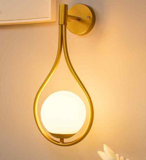 Maurice Gold Metal Wall Sconces
