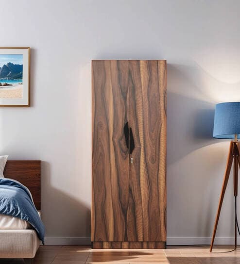 Maya 2 Door Wardrobe In Vintage Sheesham Finish