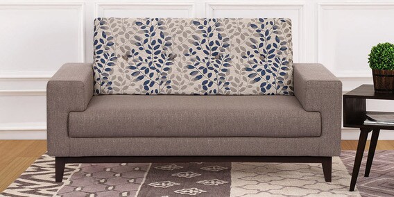 Buy Marigold 2 Seater Sofa In Grey Colour By Spns Online Modern