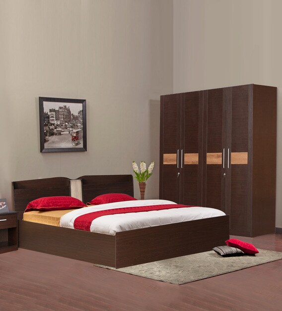 pepperfry bedroom set