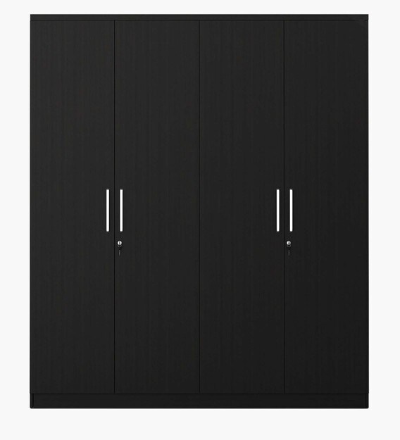 Buy Malta 4 Door Wardrobe in Brown Finish by Home Centre Online 4