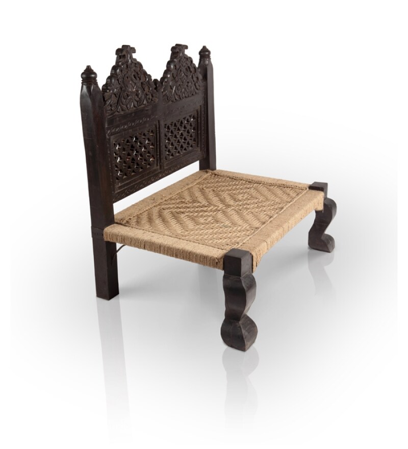 Buy Rajputana Maharaja Chair with Woven Seat Online Dining Chairs