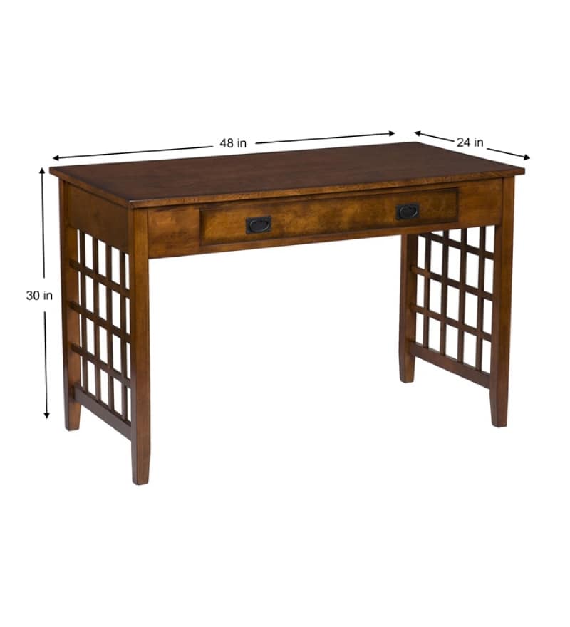 Buy Mango Wood Honey Computer Desk Online Study & Laptop Tables