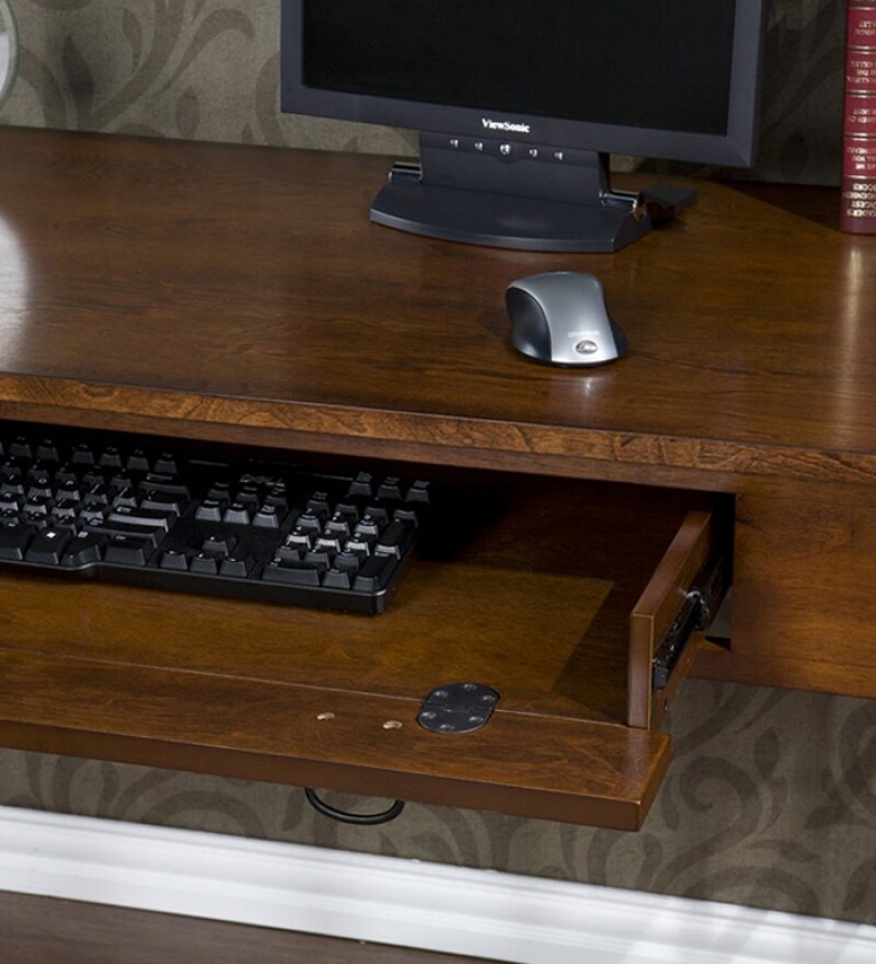 Buy Mango Wood Honey Computer Desk Online Study & Laptop Tables