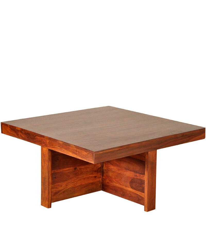 Buy Queretaro Solid Wood Coffee Table Set in Provincial Teak Finish by