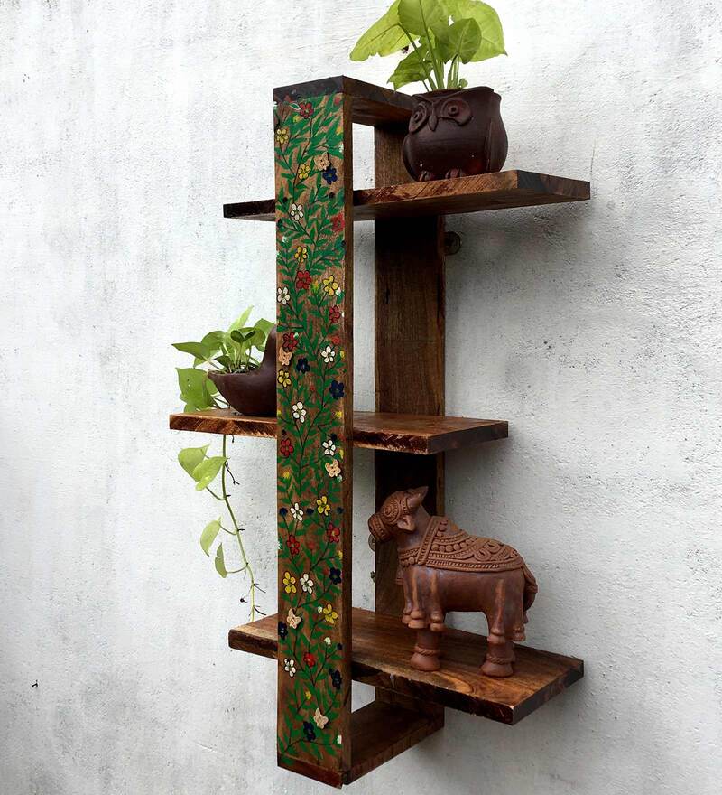 pepperfry wall shelves