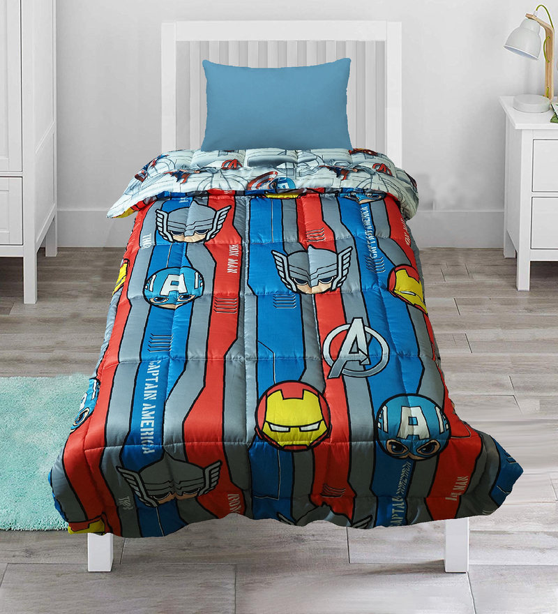 Buy Marvel Avengers Comforter Multicolour By Cot Candy Online