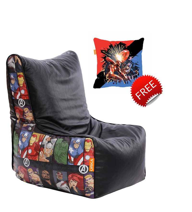 Buy Marvel Avengers Kids Bean Bag With Beans In Multicolour By