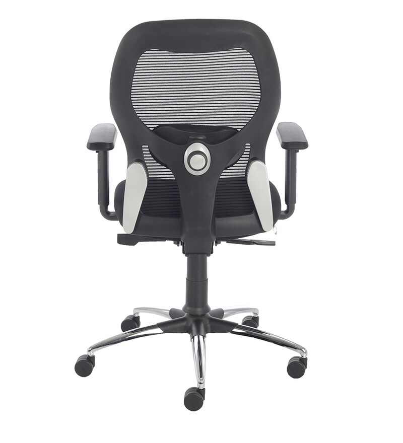 Buy Marvel Premium High Back Ergonomic Chair in Black Colour by Durian