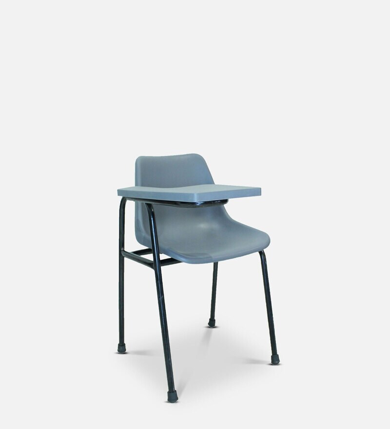 Buy Matt Plastic Training Chairs in Grey Colour (Set of 10) Online