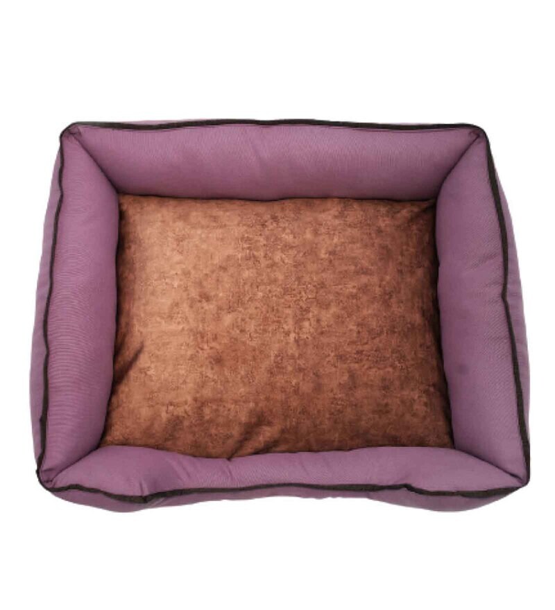 Buy Max Medium Pet Bed with Bolster in 100 Cotton by House of Furry