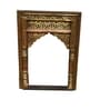 Solid Wood Jharokha in Golden Colour