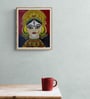 Maa Durga Handmade Acrylic Paint On Canvas Unframed
