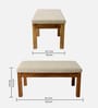 Maati Bench In Jute Beige Colour