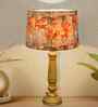 Mable Rustic Wood Table Lamp