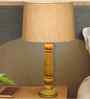 Mable Rustic Wood Table Lamp