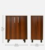Macau 2 Door Shoerack in Virola Wood Finish