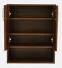 Macau 2 Door Shoerack in Virola Wood Finish