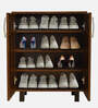 Macau 2 Door Shoerack in Virola Wood Finish
