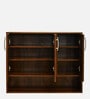 Macau 3 Door Shoerack in Virola Wood Finish