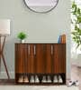 Macau 3 Door Shoerack in Virola Wood Finish