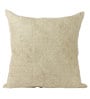 Cream Traditional Cotton 18 x 18 Inches Embroidered Cushion Cover