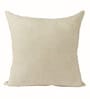Cream Traditional Cotton 18 x 18 Inches Embroidered Cushion Cover