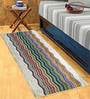 Multicolor Nylon 55 x 22 Inches Machine Made Floor Runner