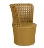 Mackay Wicker Table And Chair Set In Beige Brown Dual Tone Finish