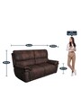 Mackenzie A 2 Seater Recliner in Dark Brown Colour Mackenzie A 2 Seater Recliner in Dark Brown Colour